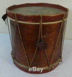 Rare Identified Union Civil War Drum withWorsted Strap & Drumsticks & Photograph