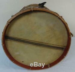 Rare Identified Union Civil War Drum withWorsted Strap & Drumsticks & Photograph