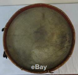 Rare Identified Union Civil War Drum withWorsted Strap & Drumsticks & Photograph