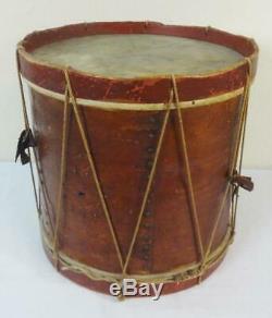 Rare Identified Union Civil War Drum withWorsted Strap & Drumsticks & Photograph