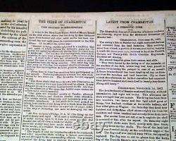 Rare John Wilkes Booth Ford's Theatre Play Advertisement 1863 Wash. DC Newspaper