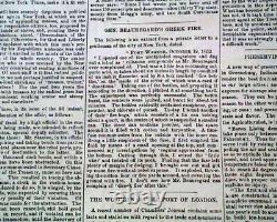 Rare John Wilkes Booth Ford's Theatre Play Advertisement 1863 Wash. DC Newspaper