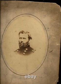 Rare Large Albumen Civil War General Ulysses S Grant