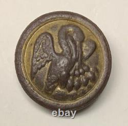 Rare Louisiana Local Civil War Coat Button