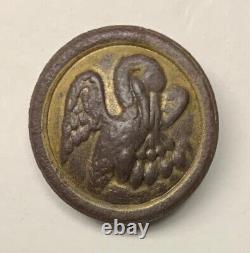 Rare Louisiana Local Civil War Coat Button