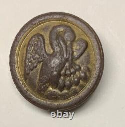 Rare Louisiana Local Civil War Coat Button