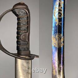 Rare M1822 American Artillery US Officer's C. Keller Solingen Pre Civil War Sword