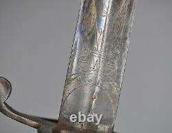 Rare M1822 American Artillery US Officer's C. Keller Solingen Pre Civil War Sword