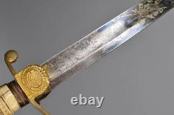 Rare Mounded Artillery Officer's American Saber PARTA TUERT Pre Civil War Sword