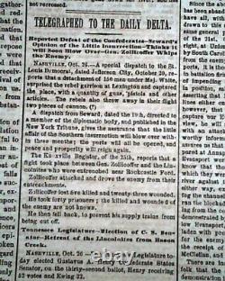 Rare NEW ORLEANS LA Louisiana Deep South CONFEDERATE Civil War 1861 Newspaper