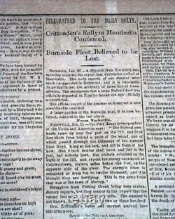 Rare NEW ORLEANS LA Louisiana Deep South CONFEDERATE Civil War 1862 Newspaper Rare NEW ORLEANS LA Louisiana Deep South CONFEDERATE Civil War 1862 Newspaper