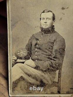 Rare Original Civil War CDV photo picture US soldier with Kepi hat