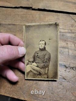 Rare Original Civil War CDV photo picture US soldier with Kepi hat