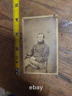 Rare Original Civil War CDV photo picture US soldier with Kepi hat