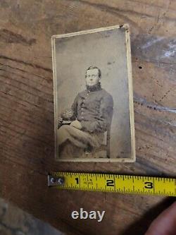 Rare Original Civil War CDV photo picture US soldier with Kepi hat