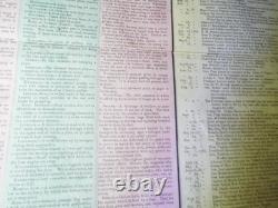 Rare Original H. H, Lloyd & Co's Broadside New Military Colored Compendium Read