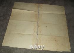 Rare Original H. H, Lloyd & Co's Broadside New Military Colored Compendium Read