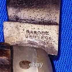 Rare Rabone Brothers & Co Stagg Scale 1865 US Navy Civil War Sailor Pocketknife