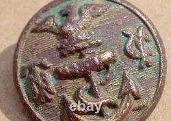 Rare Tennesee Volunteer Corps Antique CIVIL War Confederate Officer's Button