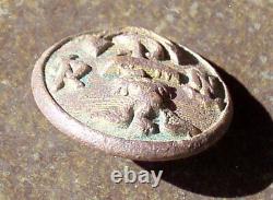 Rare Tennesee Volunteer Corps Antique CIVIL War Confederate Officer's Button