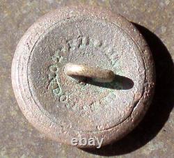 Rare Tennesee Volunteer Corps Antique CIVIL War Confederate Officer's Button