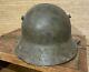 Rare WW2 Military Czech M30 Helmet Original Spanish Civil War