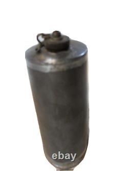Rare antique Civil War & WW1 Military water canteen flask bottle 4x3x2'