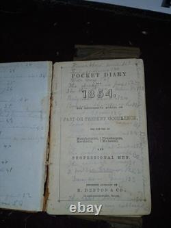 Rare beautiful civil war diary c. 1862