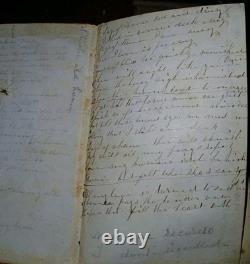Rare beautiful civil war diary c. 1862