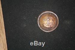 Rare civil war button south carolina palmetto extra quality lion marking