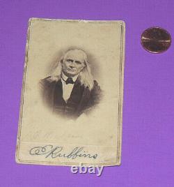 Real Civil War E & H. T. Anthony Edmund Ruffin card Confederate fired 1st shot