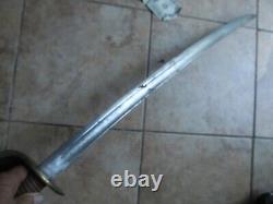 Really Great Civil War Naval Cutlass Sword, Marked Ames, 1861, Nice Decorator