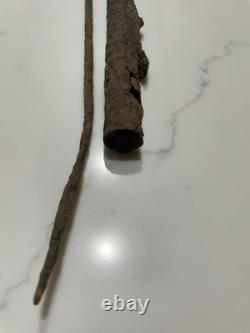 Relic Condition Partial Civil War Musket Barrel And Ramrod Va Dug