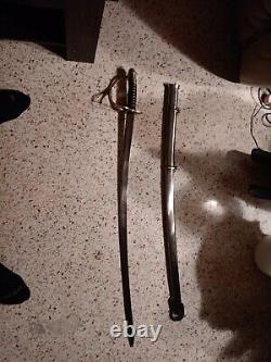 Reproduction civil war sword confederate