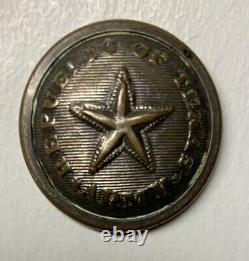 Republic Of Texas Army Pre Civil War Coat Button