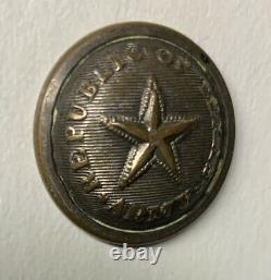 Republic Of Texas Army Pre Civil War Coat Button
