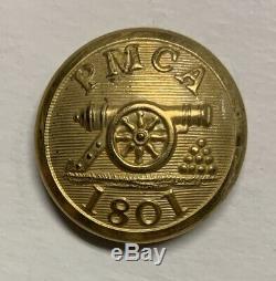 Rhode Island Providence Marine Corps Of Artillery Civil War Coat Button