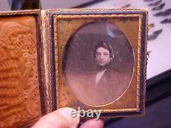 SOUTHERN Photographer WHITEHURST Marked Case withJudah P Benjamin Daguerreotype