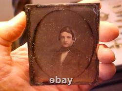 SOUTHERN Photographer WHITEHURST Marked Case withJudah P Benjamin Daguerreotype