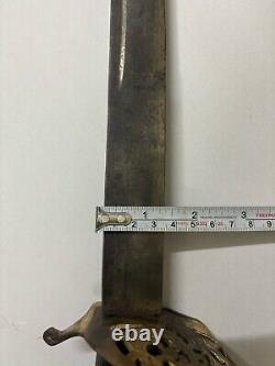 Saber Sword Antique Vintage Us Civil War Old Rare Collectible 36