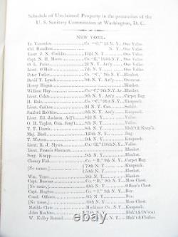 Sanitary Commisssion CIVIL War Soldiers Personal Effects Circular 1866