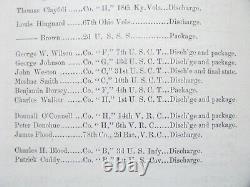 Sanitary Commisssion CIVIL War Soldiers Personal Effects Circular 1866