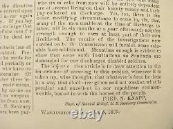 Sanitary Fair CIVIL War Disabled Soldiers Home Broadside 1865