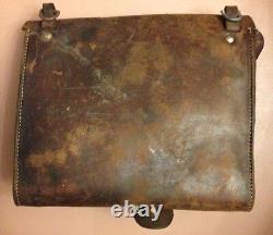 Scarce Rare Antique CIVIL War Leather Document Carrier The Farmington Shoppe