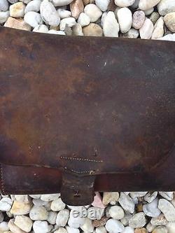 Scarce Rare Antique CIVIL War Leather Document Carrier The Farmington Shoppe