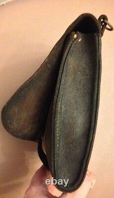 Scarce Rare Antique CIVIL War Leather Document Carrier The Farmington Shoppe