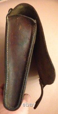 Scarce Rare Antique CIVIL War Leather Document Carrier The Farmington Shoppe