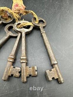 Set Of 5 Civil War Jailer Keys