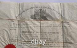 Signed Civil War Officer Certificate, c. 1862