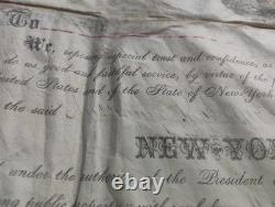 Signed Civil War Officer Certificate, c. 1862